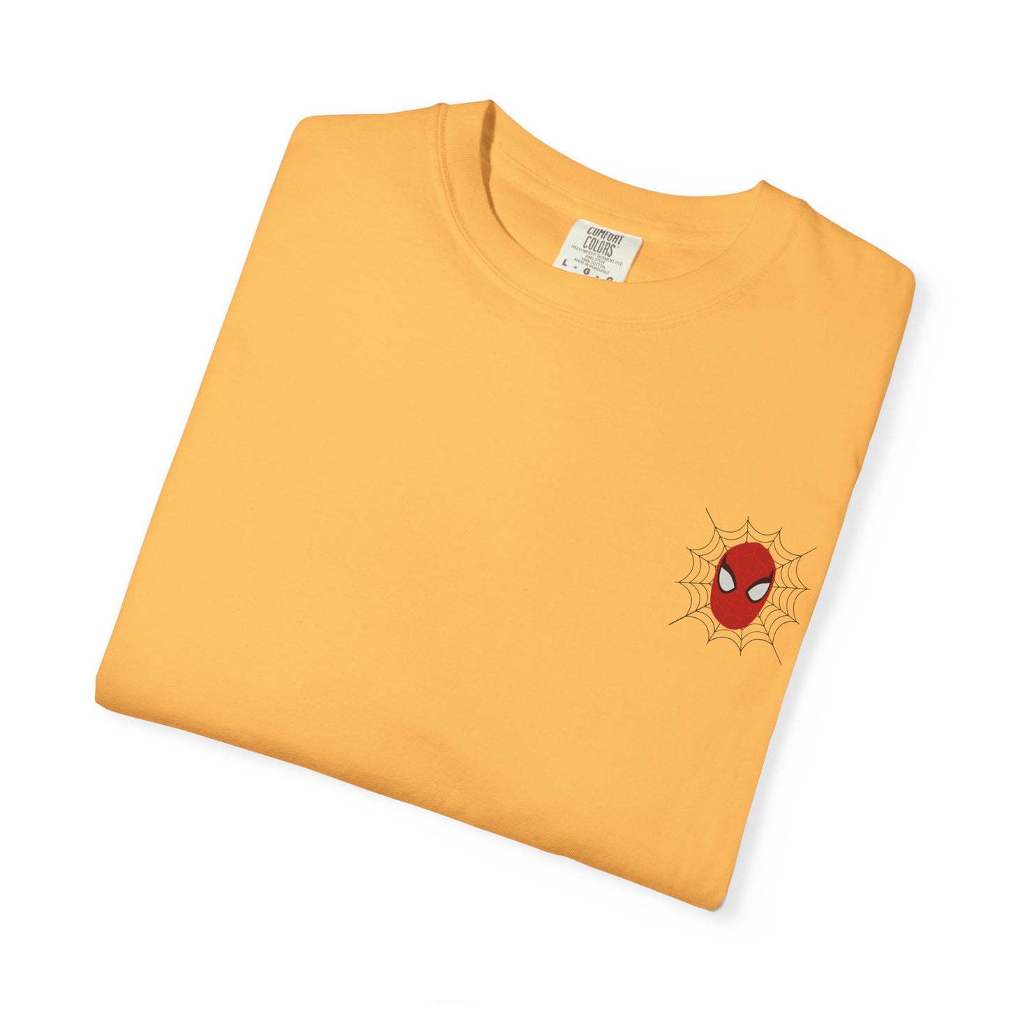 Spider-Man Graphic T-Shirt - Unisex, Vibrant Yellow, Perfect for Fans